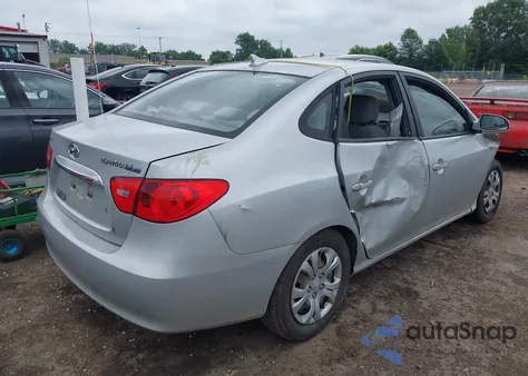 2010 Hyundai Elantra Blue from USA, damaged, VIN KMHDU4AD7AU108197